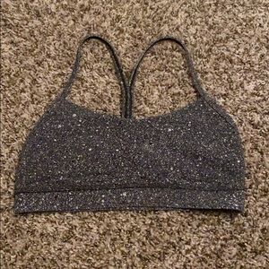 lululemon Flow Y Bra Speckled Size 6
